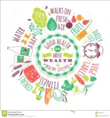 healthy-lifestyle-vector-illustration-typography-design-elements-poster-flyer-graphic-module-45543537